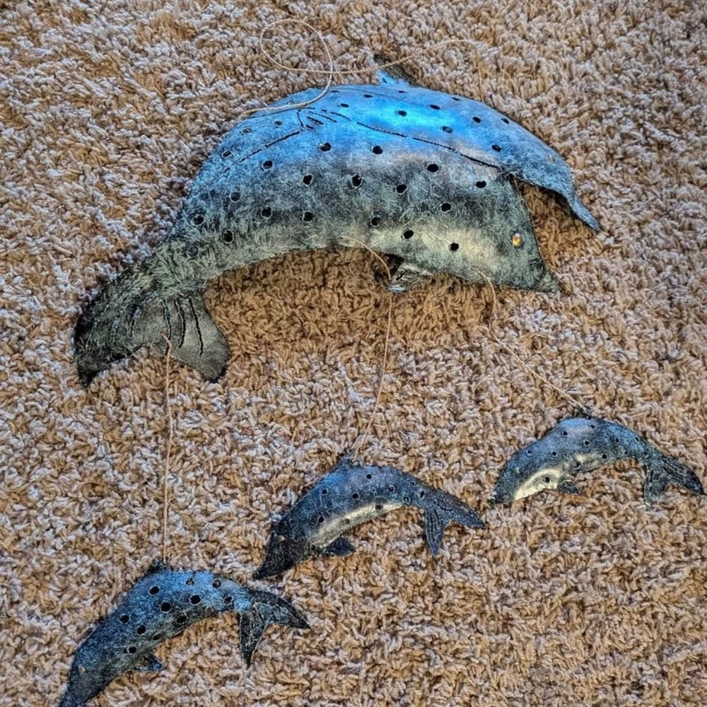 Blue Dolphin Hanging Decoration